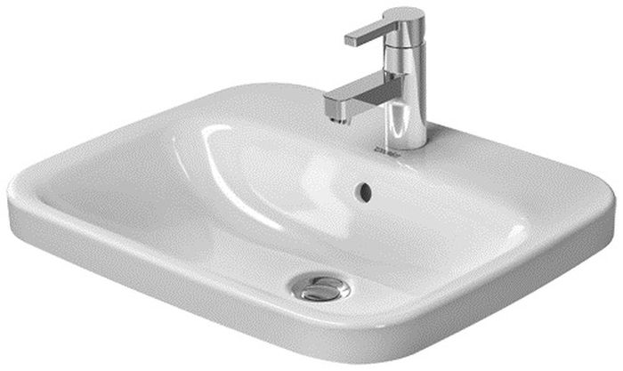 Duravit DuraStyle umývadlo 56x45.5 cm obdĺžnik vstavané umývadlo biela 0374560000