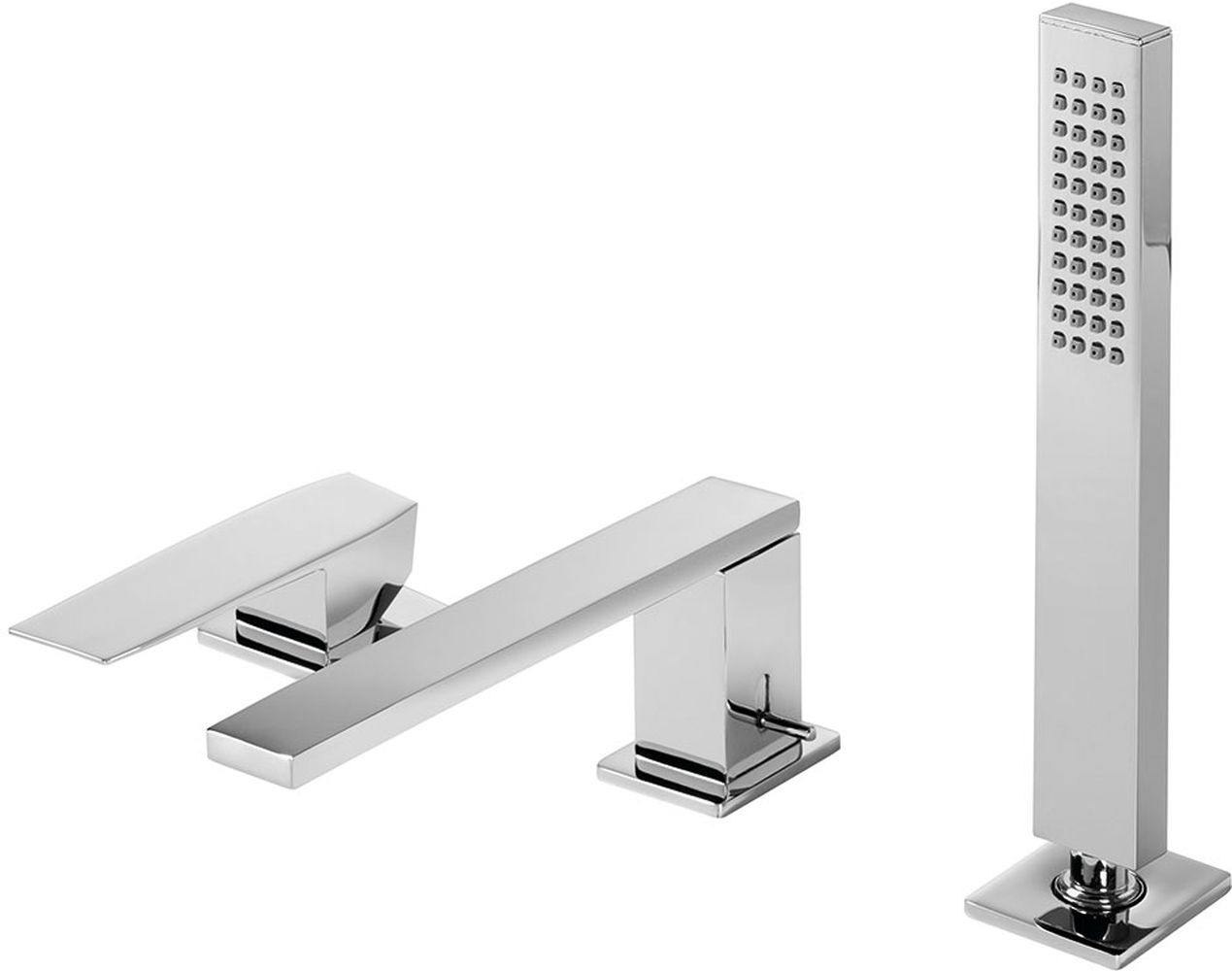 Tres Slim Exclusive vaňová/sprchová batéria na vaňu chrómová 202.161.03