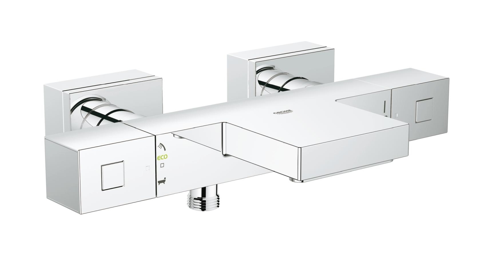 Grohe Grohtherm Cube vaňová/sprchová batéria nástenná áno StarLight Chrome 34497000