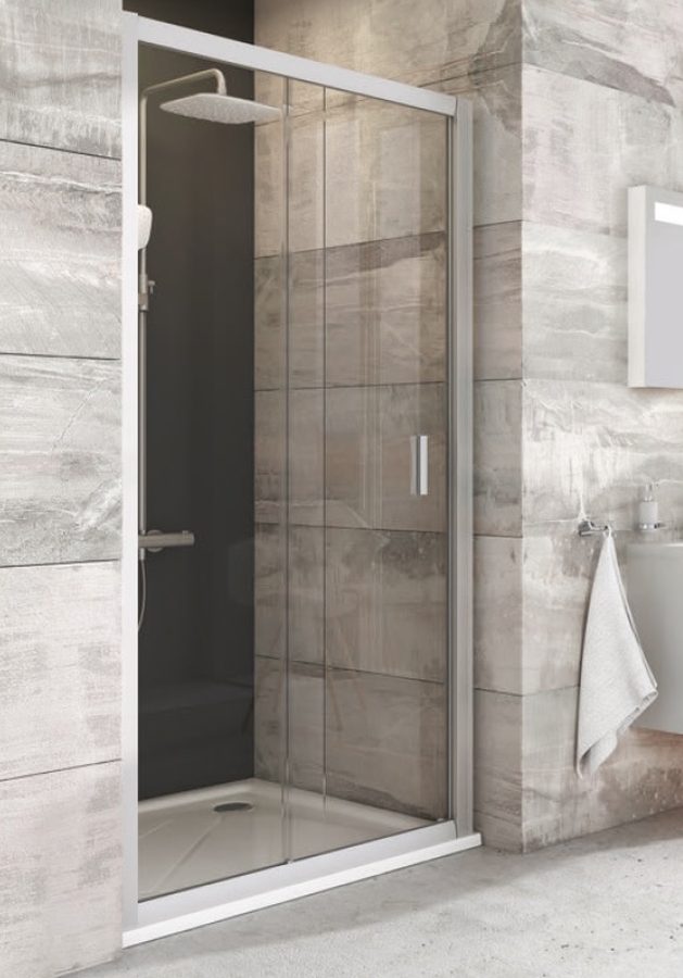 Ravak Blix sprchové dvere 110 cm posuvné saténová matná/vzorované sklo 0PVD0U00ZG