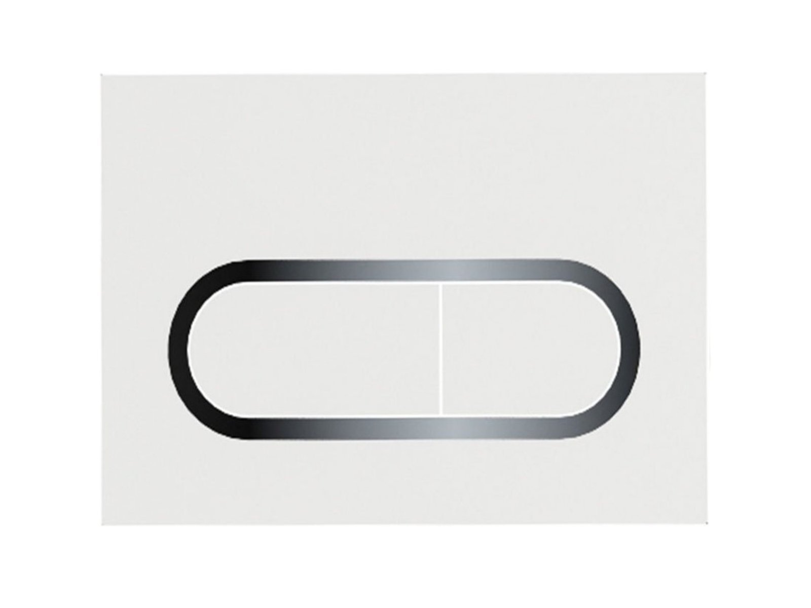 Ravak Chrome splachovacie tlačidlo biela X01455