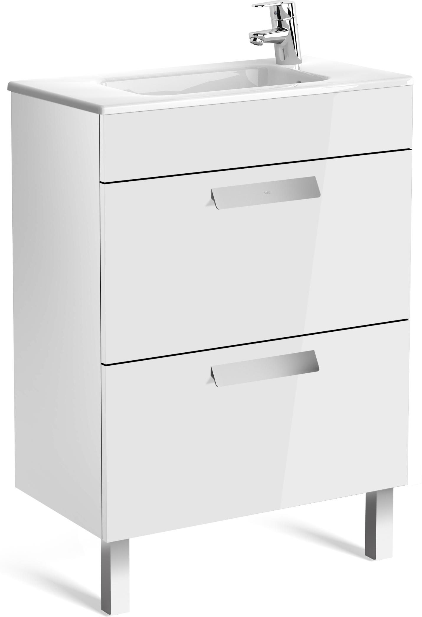 Roca Debba umývadlo so skrinkou 60.5 cm biela A855905806
