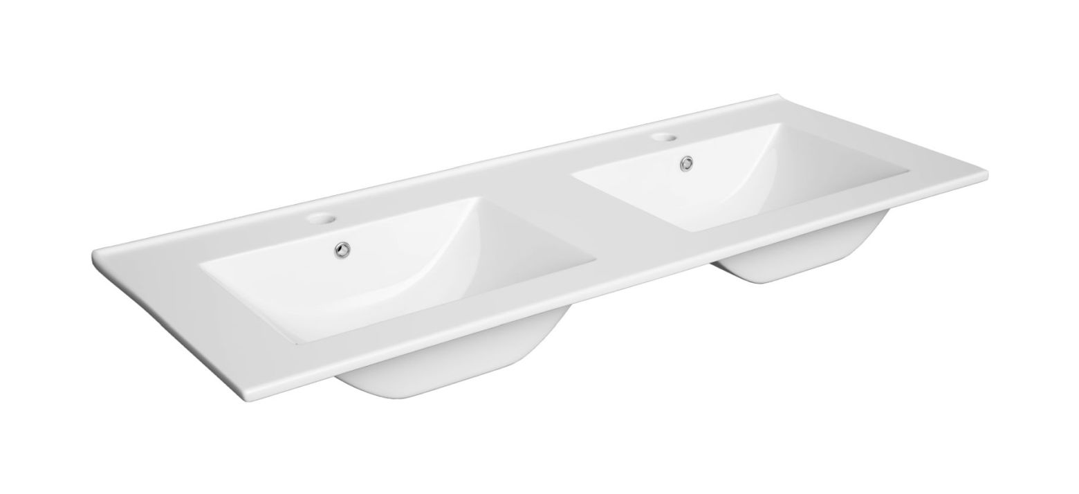 Defra Plan umývadlo 120x46 cm obdĺžnik biela 1728