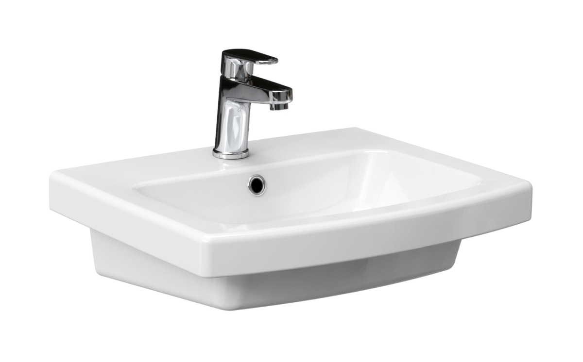 Cersanit Easy umývadlo 50x43 cm obdĺžnik biela K102-012