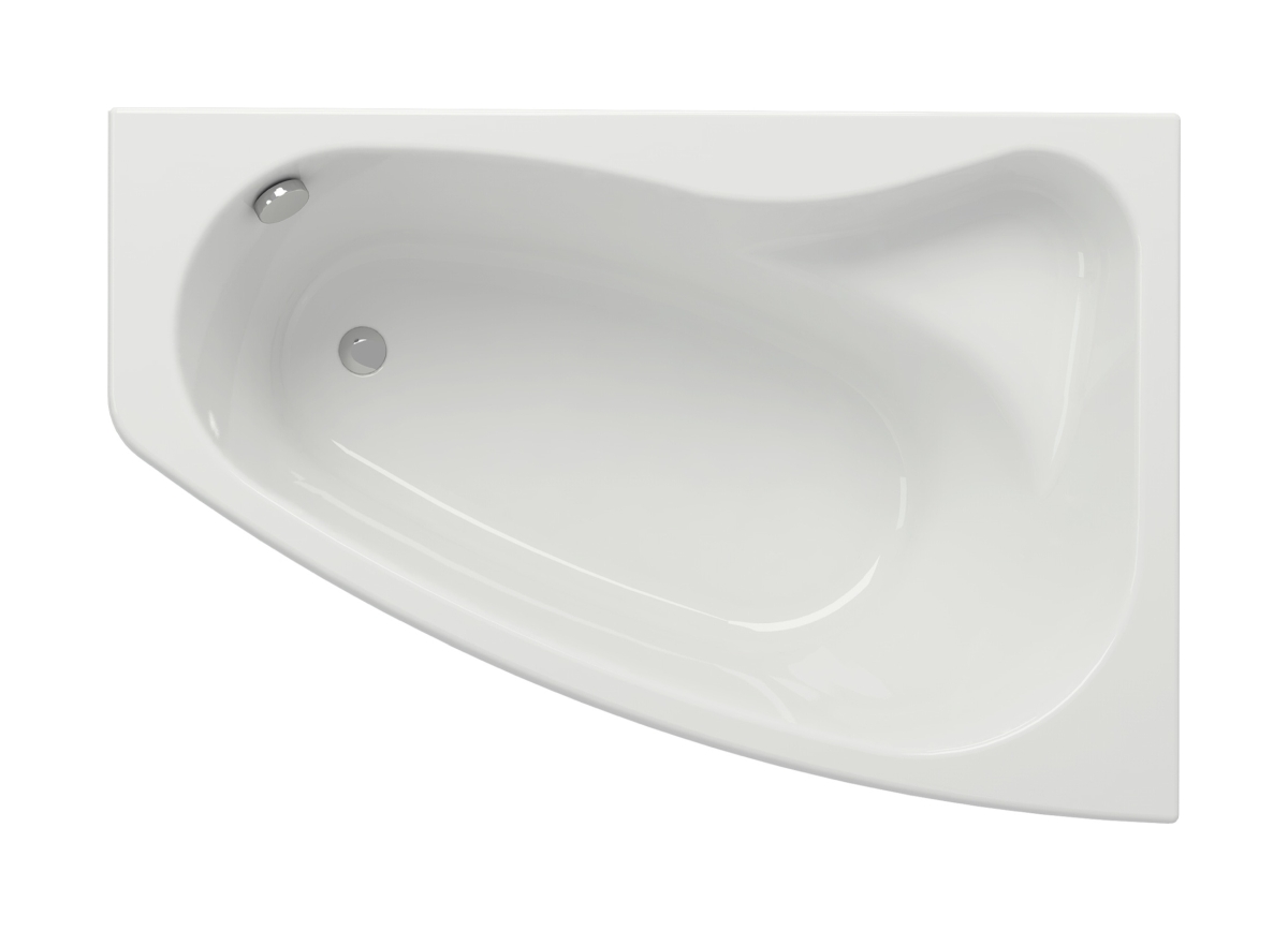 Cersanit Sicilia rohová vaňa 150x100 cm pravostranné biela S301-096