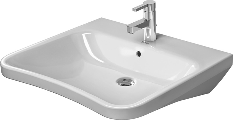 Duravit DuraStyle umývadlo 65x57 cm obdĺžnik klasické umývadlo pre zdravotne postihnutých biela 2329650000