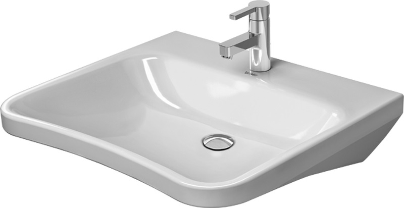 Duravit DuraStyle umývadlo 65x57 cm obdĺžnik klasické umývadlo pre zdravotne postihnutých biela 2330650070