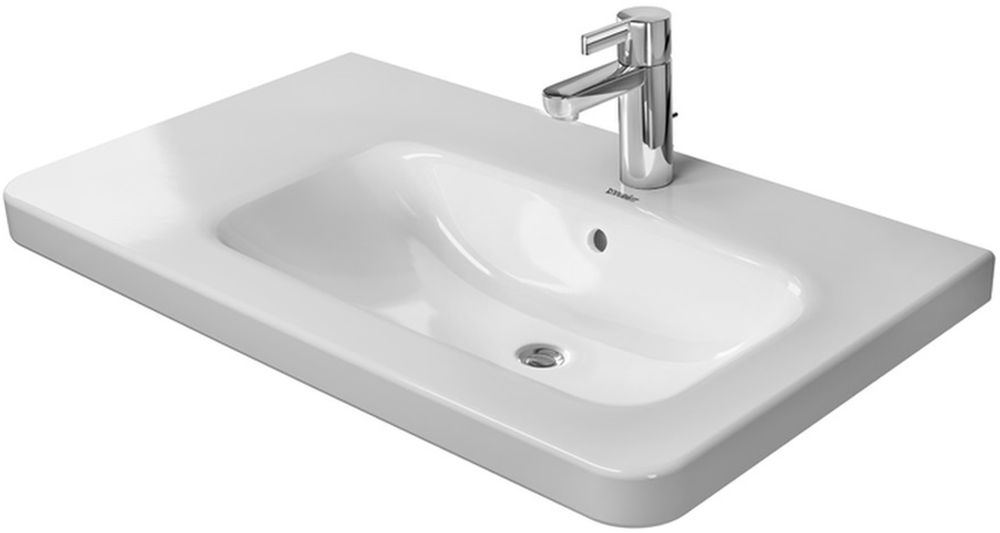 Duravit DuraStyle umývadlo 80x48 cm obdĺžnik klasické umývadlo-umývadlo na nábytok biela 2326800000