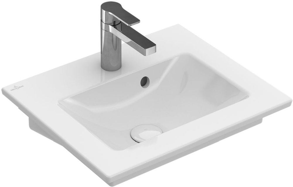 Villeroy & Boch Venticello umývadlo 50x42 cm obdĺžnik klasické umývadlo-umývadlo na nábytok biela 41245001