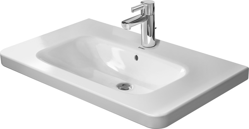 Duravit DuraStyle umývadlo 80x48 cm obdĺžnik klasické umývadlo-umývadlo na nábytok biela 2320800000