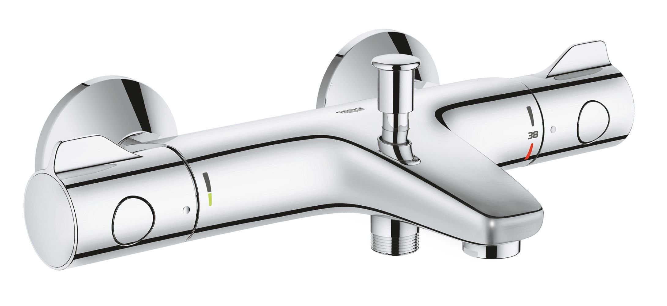 Grohe Grohtherm 800 vaňová/sprchová batéria nástenná áno chrómová 34567000