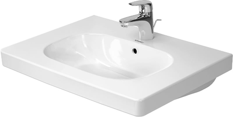 Duravit D-Code umývadlo 65x48.5 cm obdĺžnik klasické umývadlo-umývadlo na nábytok biela 03426500002