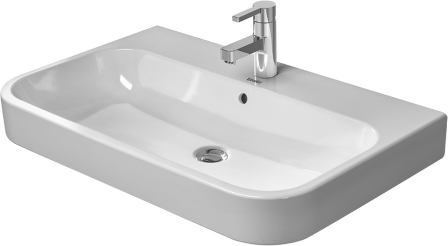 Duravit Happy D.2 umývadlo 100x50.5 cm obdĺžnik klasické umývadlo-umývadlo na nábytok biela 2318100027