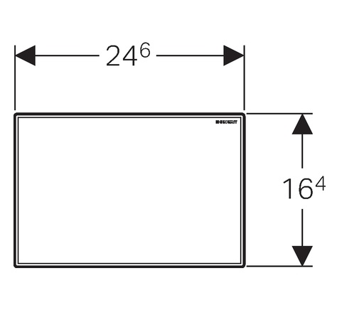 Geberit Sigma dodatočné vybavenie konštrukcie 115.766.00.1