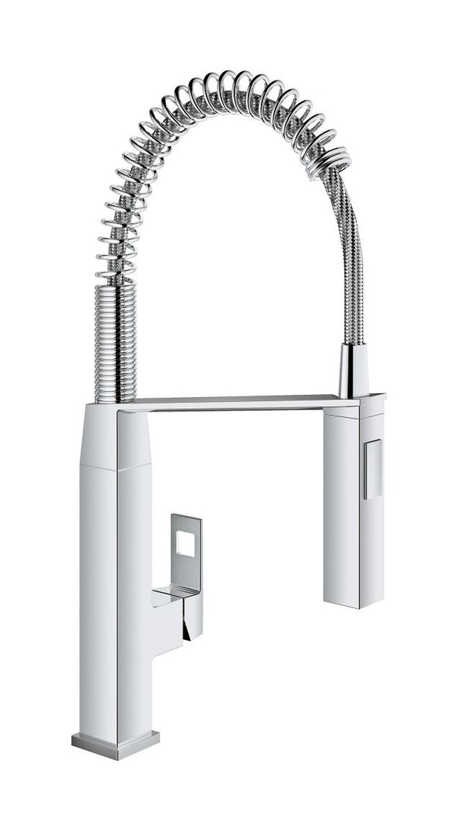 Grohe Eurocube kuchynská batéria stojánková StarLight Chrome 31395000