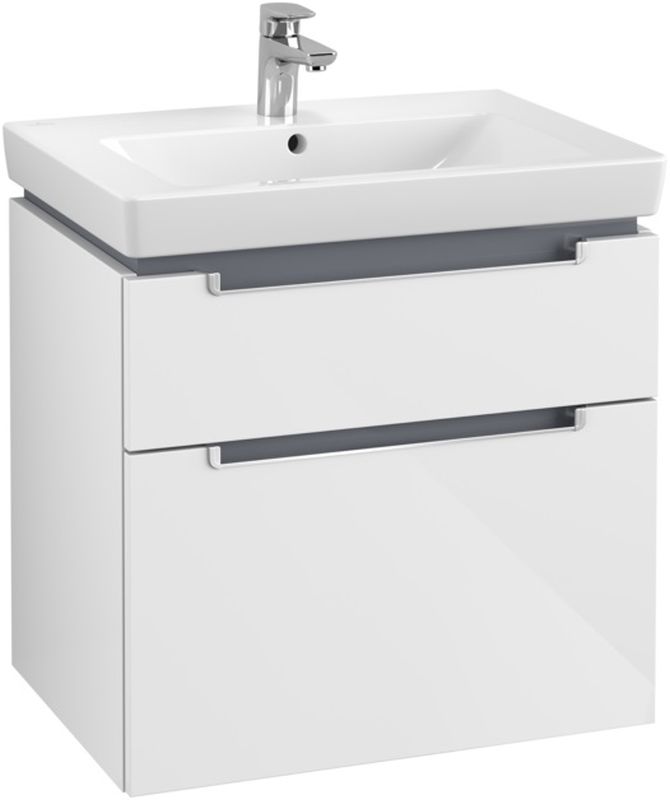 Villeroy & Boch Subway 2.0 skrinka 63.7x45.4x59 cm závesné pod umývadlo biela A91000DH