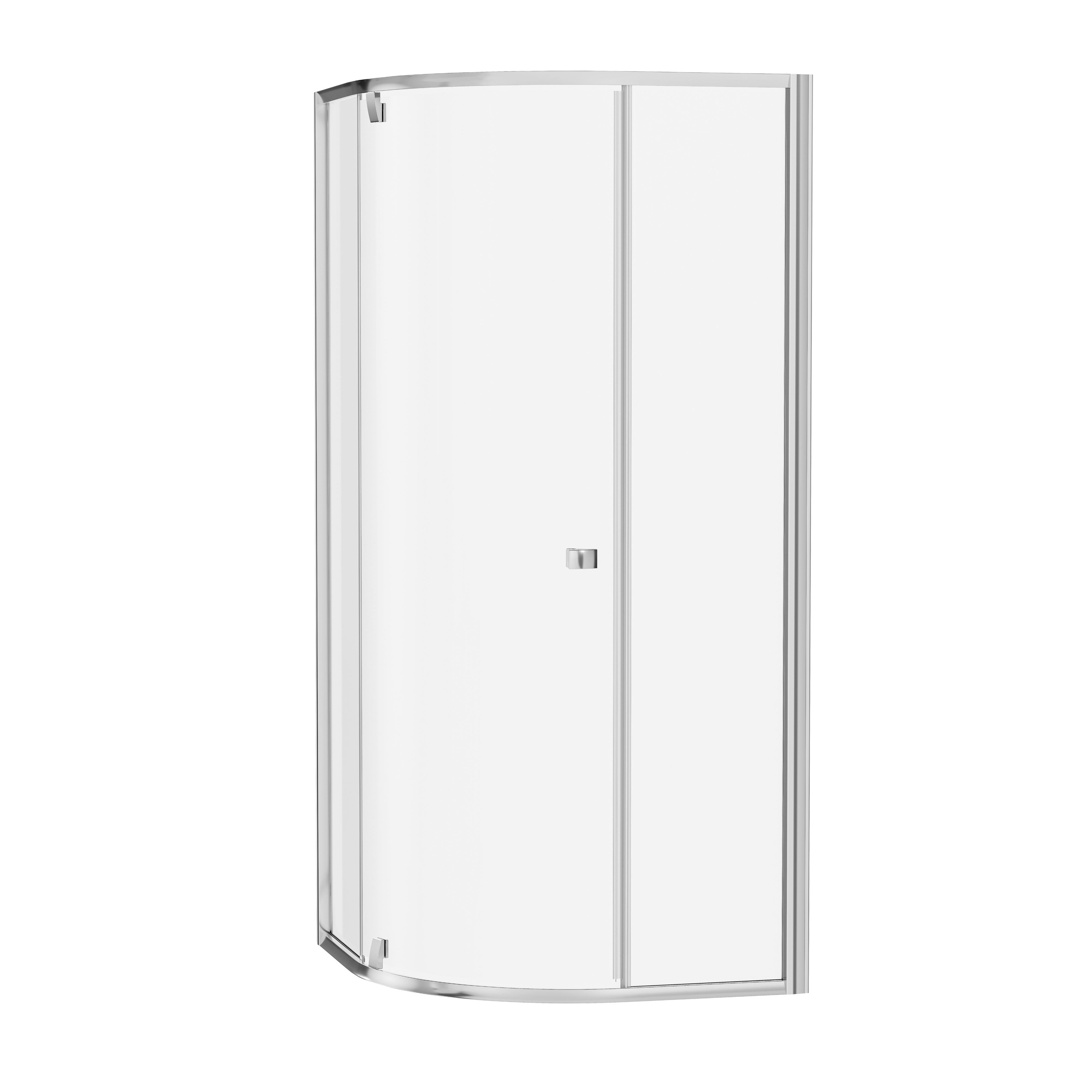 Ravak Pivot sprchovací kút 80x80 cm polkruhová chromová lesklé/priehľadné sklo 37644C00Z1