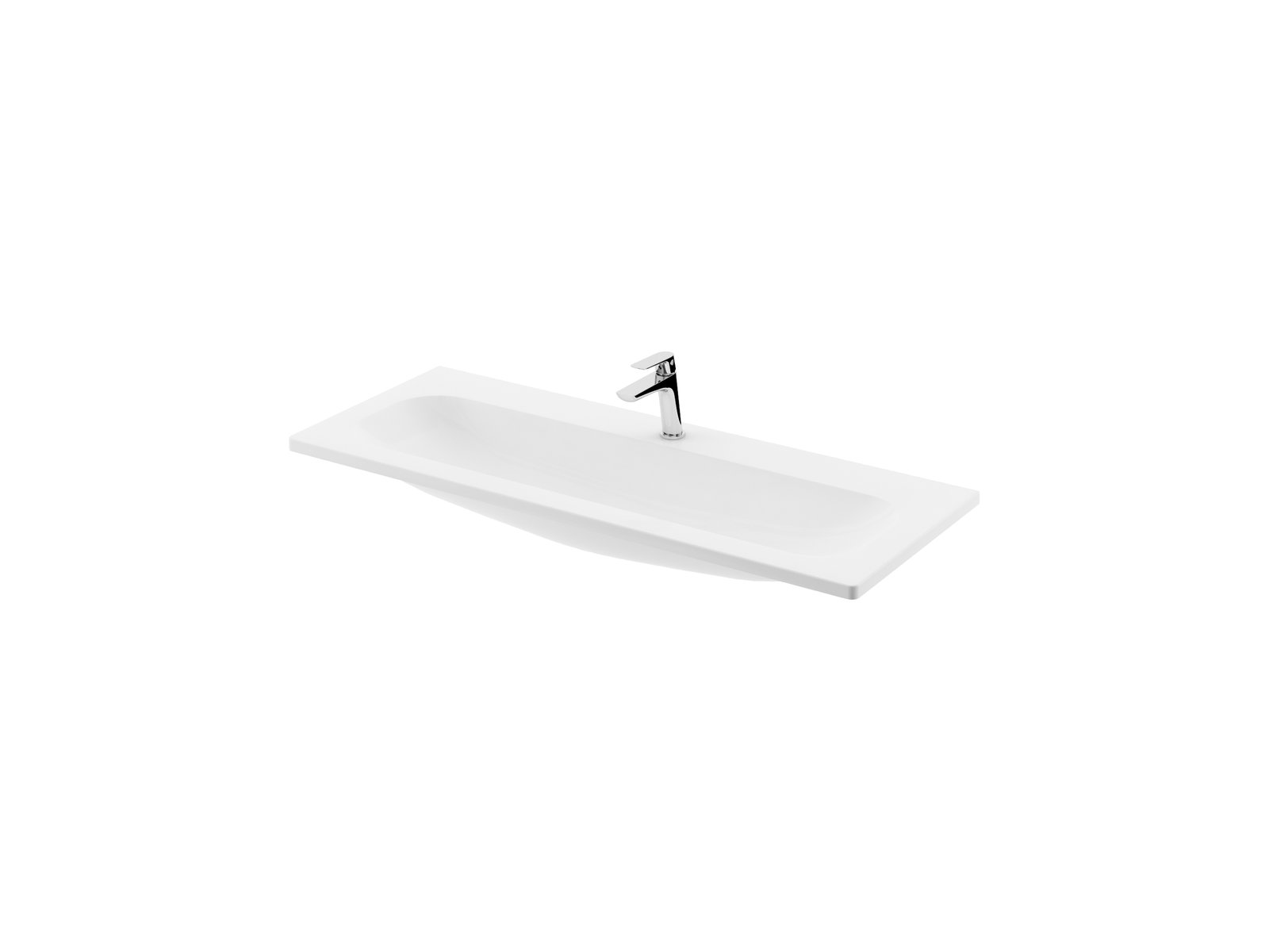 Ravak Clear umývadlo 80x38 cm obdĺžnik umývadlo na nábytok biela XJJ01180000