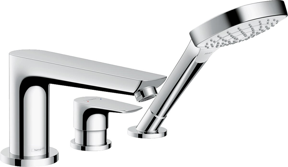 Hansgrohe Talis E vaňová/sprchová batéria na vaňu chrómová 71730000