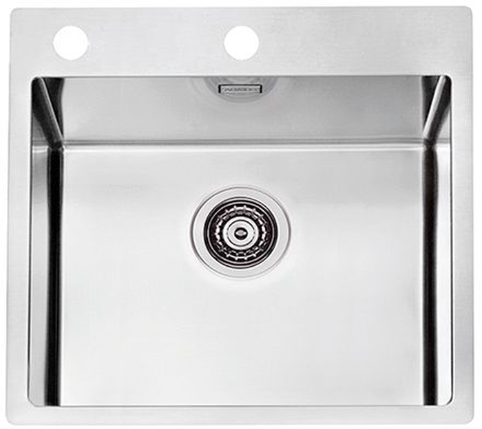 Alveus Pure nerezový drez 52.5x51.5 cm oceľová 1103609