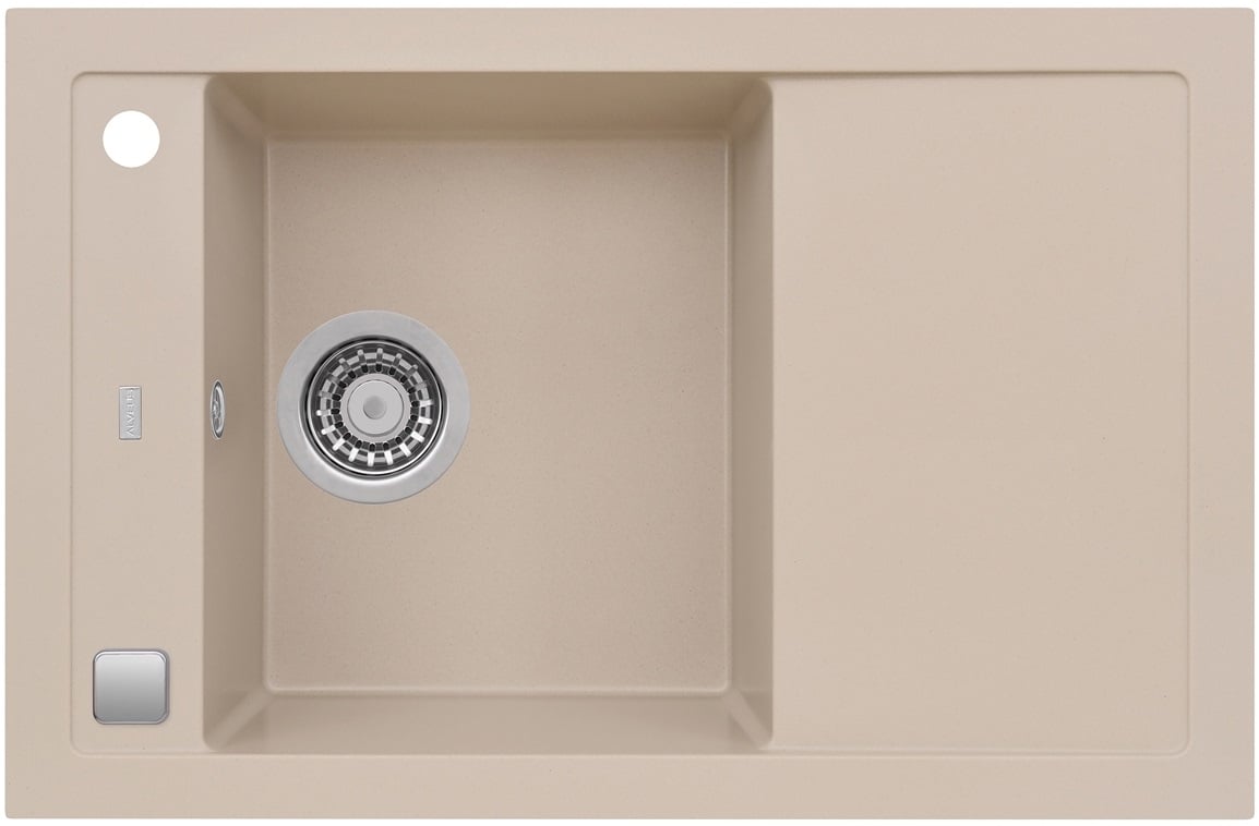 Alveus Formic granitový drez 76x50 cm sivá/grafitová/ónyxová 4403002