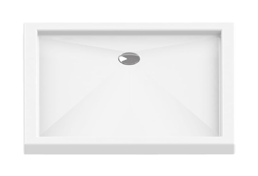New Trendy Cantare obdĺžniková sprchová vanička 120x80 cm biela B-0142