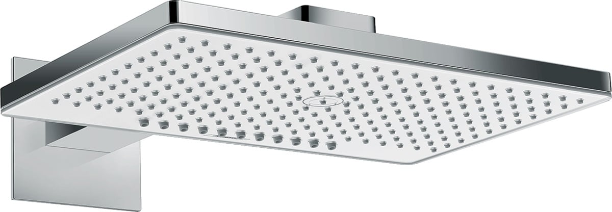 Hansgrohe Rainmaker Select horná/hlavová sprcha 46.6x30 cm obdĺžnik chrómová-biela 24015400