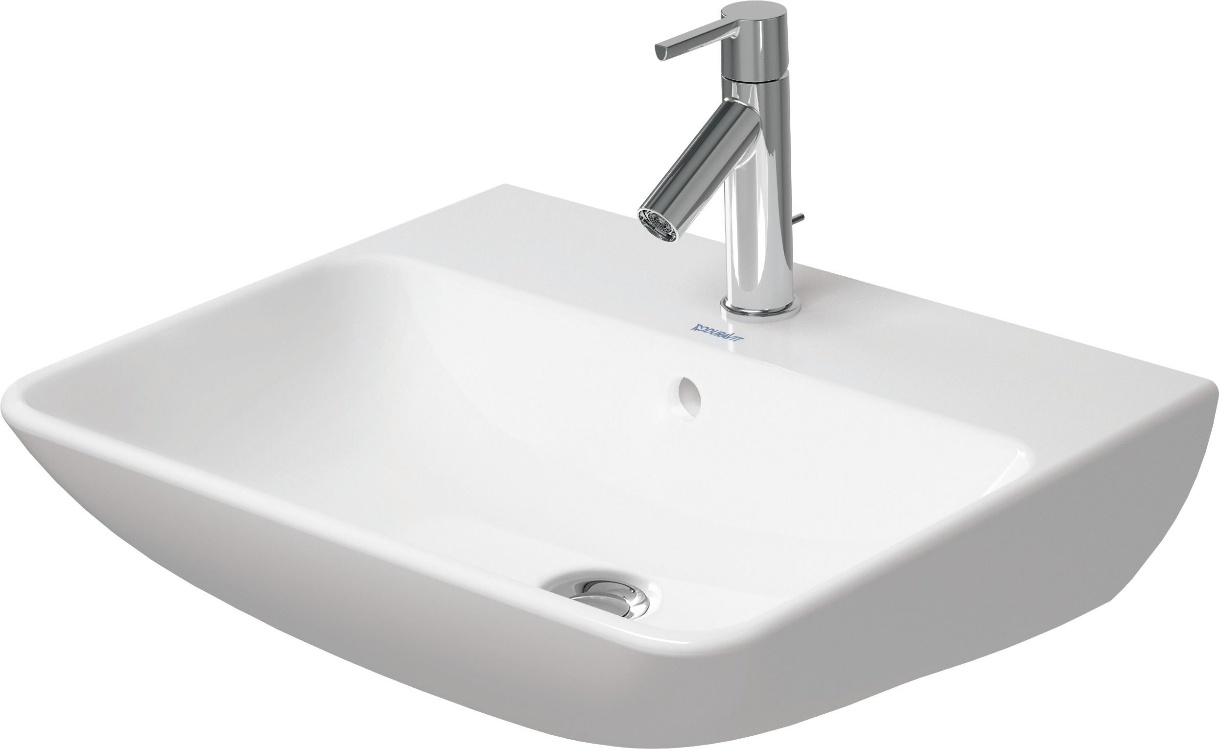 Duravit ME by Starck umývadlo 55x44 cm obdĺžnik klasické umývadlo biela 2335550000