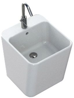 Hatria G-Full umývadlo 48x40 cm obdĺžnik pultové umývadlo biela YXG801