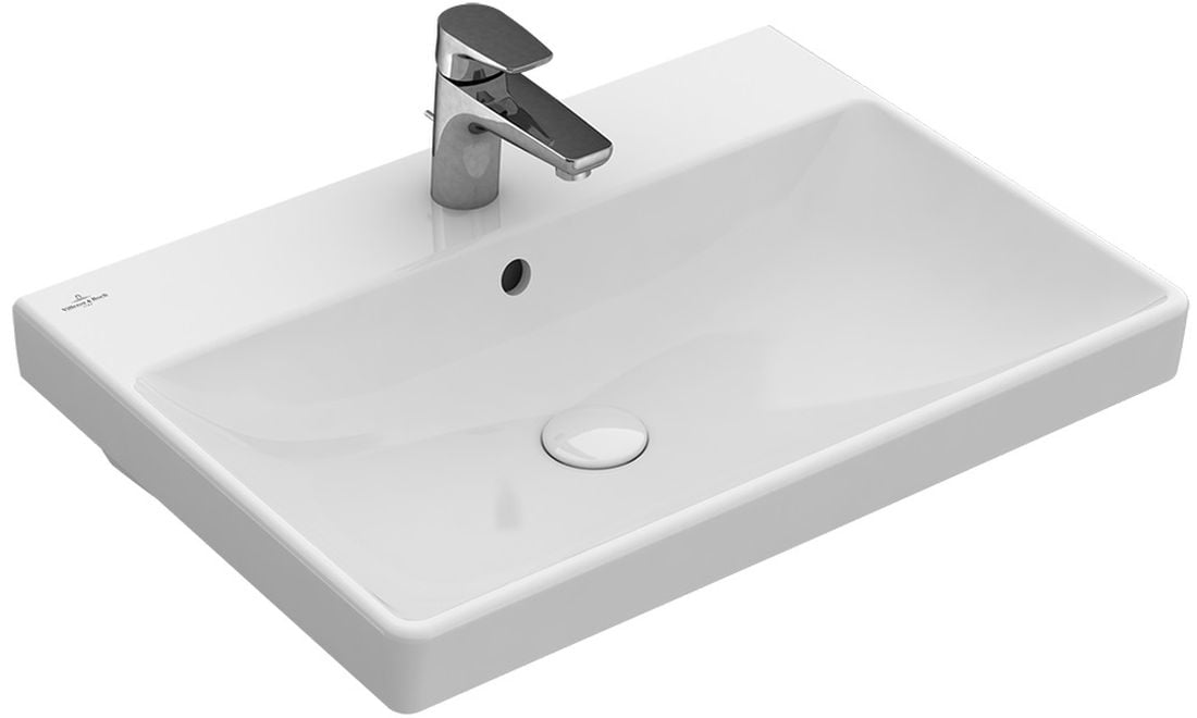 Villeroy & Boch Avento umývadlo 60x47 cm obdĺžnik klasické umývadlo-umývadlo na nábytok biela 415860R1