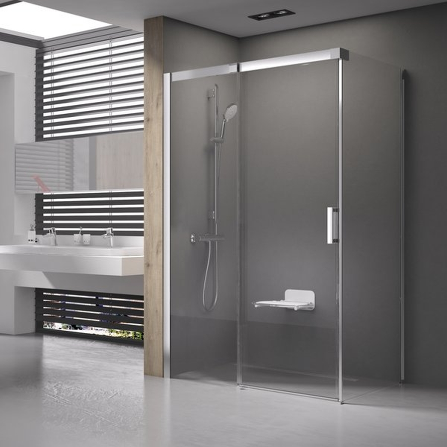 Ravak Matrix sprchovací kút 120x80 cm štvorcová hliníková lesklé/priehľadné sklo 0WLG4C00Z1