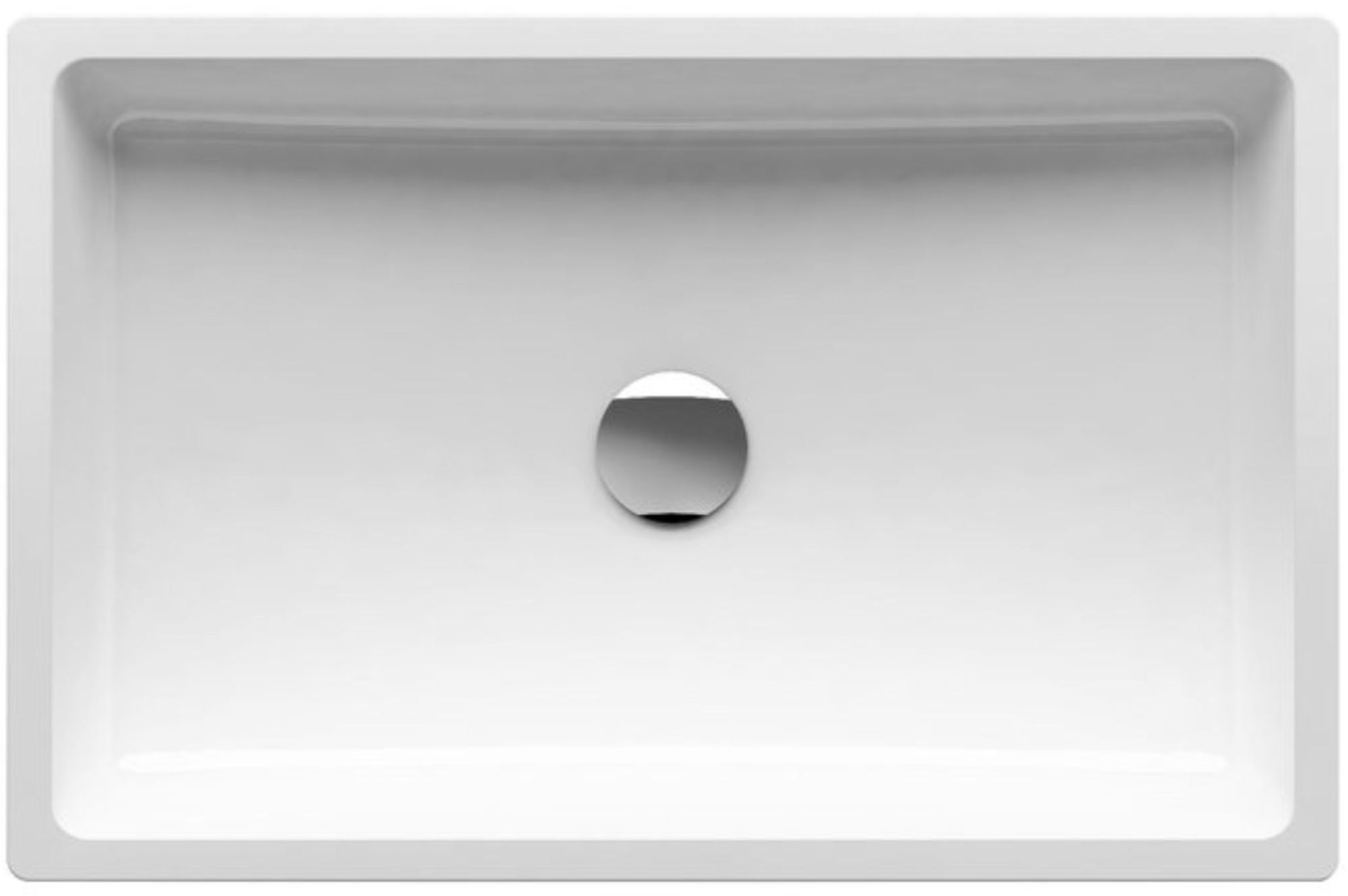 Ravak Formy 01 umývadlo 60x39 cm obdĺžnik pultové umývadlo biela XJL01260000