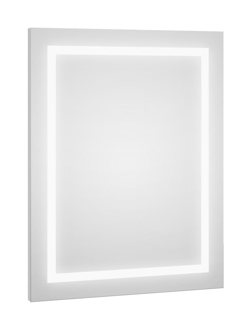 Defra Dot zrkadlo 80x60 cm odĺžnikový s osvetlením biela 217-L-06001