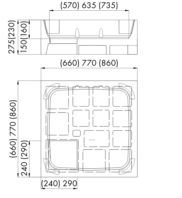 Schedpol Stabilsound polystyrénový nosič 2.004