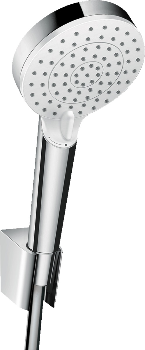 Hansgrohe Crometta sprchová súprava nástenná WARIANT-chrómová-bielaU-OLTENS | SZCZEGOLY-chrómová-bielaU-GROHE | chrómová-biela 26691400