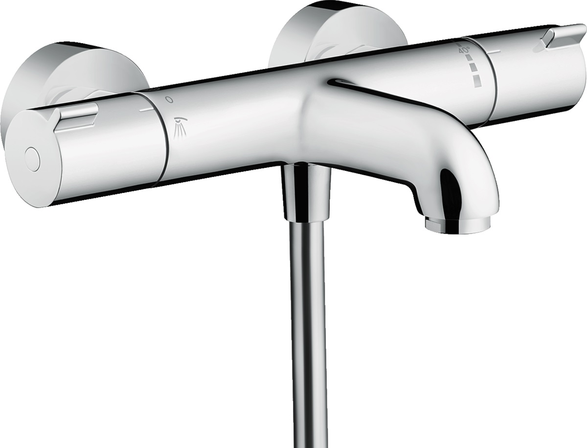 Hansgrohe Ecostat vaňová/sprchová batéria nástenná s termostatom chrómová 13201000