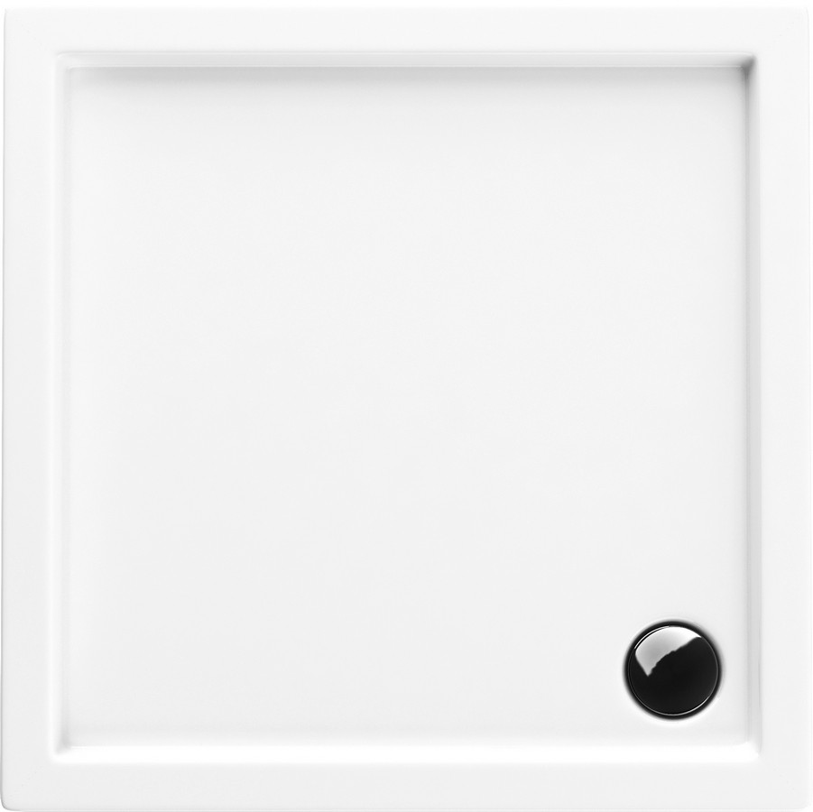 Schedpol Caspar štvorcová sprchová vanička 90x90 cm biela 3.261