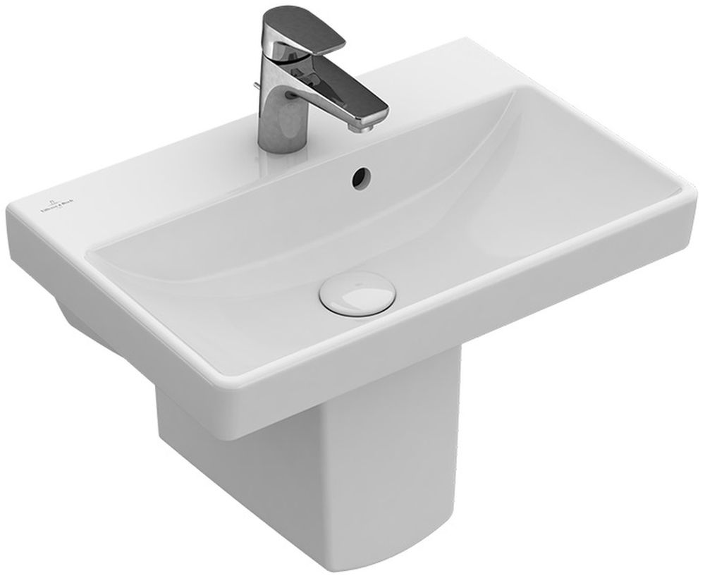 Villeroy & Boch Avento umývadlo 55x37 cm obdĺžnik klasické umývadlo-umývadlo na nábytok biela 4A005501