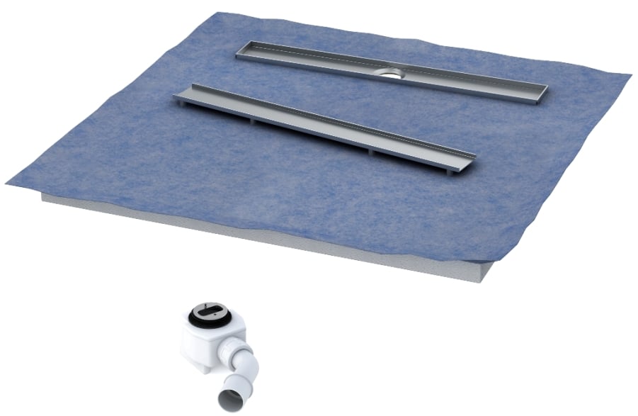 Schedpol Base sprchová vanička pod dlažbu 80 cm 10.001/OLKB/SL
