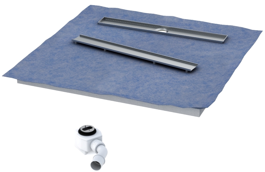 Schedpol Base sprchová vanička pod dlažbu 90 cm 10.002/OLKB/SP