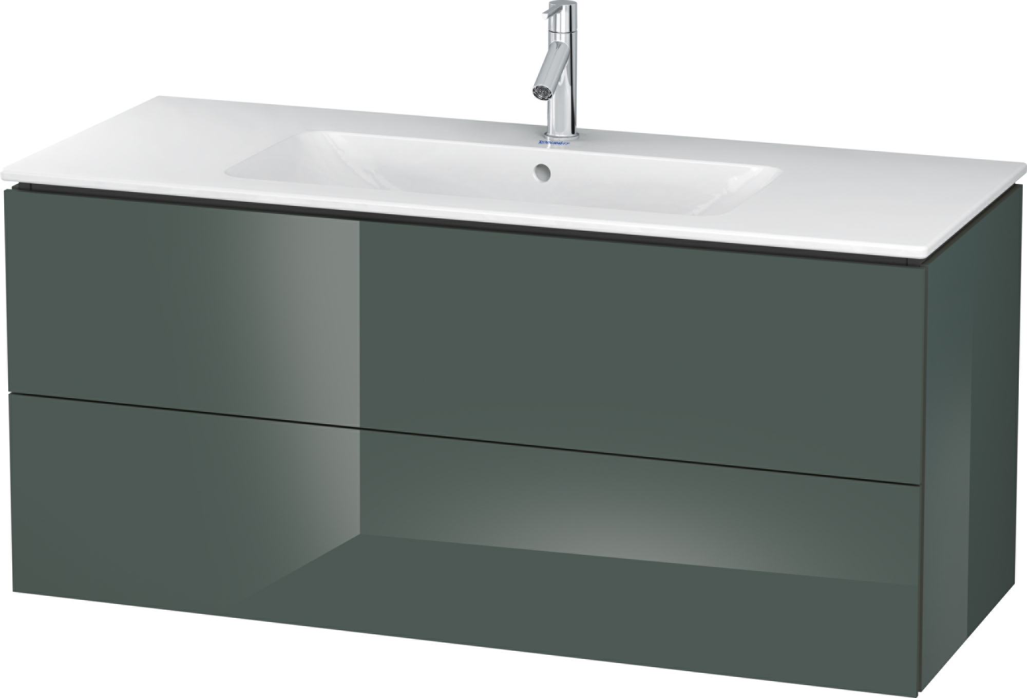 Duravit L-Cube skrinka 122x48.1x55 cm závesné pod umývadlo sivá LC624303838