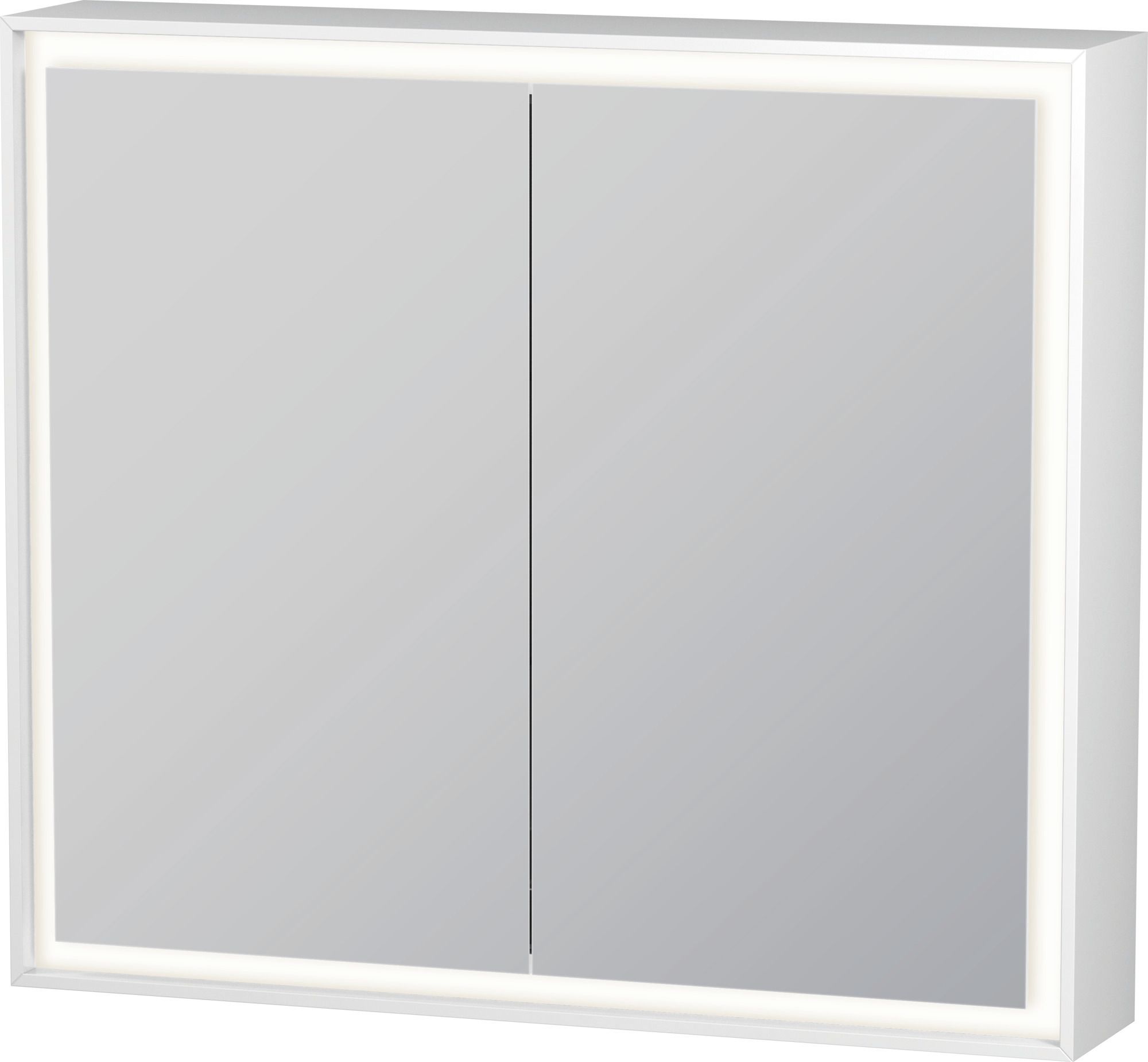 Duravit L-Cube skrinka 80x15.4x70 cm so zrkadlom biela LC755100000