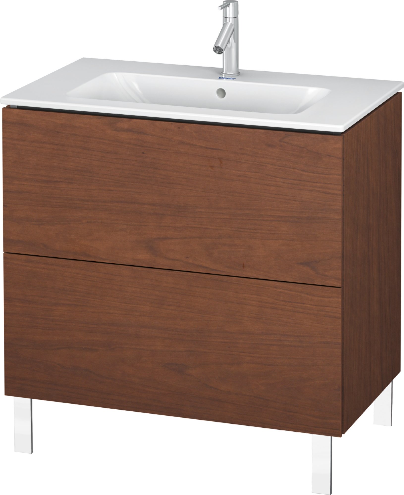 Duravit L-Cube skrinka 82x48.1x70.4 cm stojacie pod umývadlo orech LC662601313