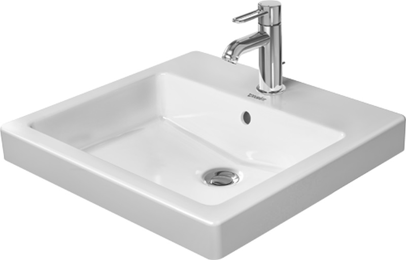 Duravit Vero umývadlo 50x46.5 cm obdĺžnik vstavané umývadlo biela 03155000001