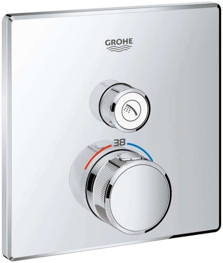 Grohe Grohtherm SmartControl sprchová batéria podomietková áno StarLight Chrome 29123000