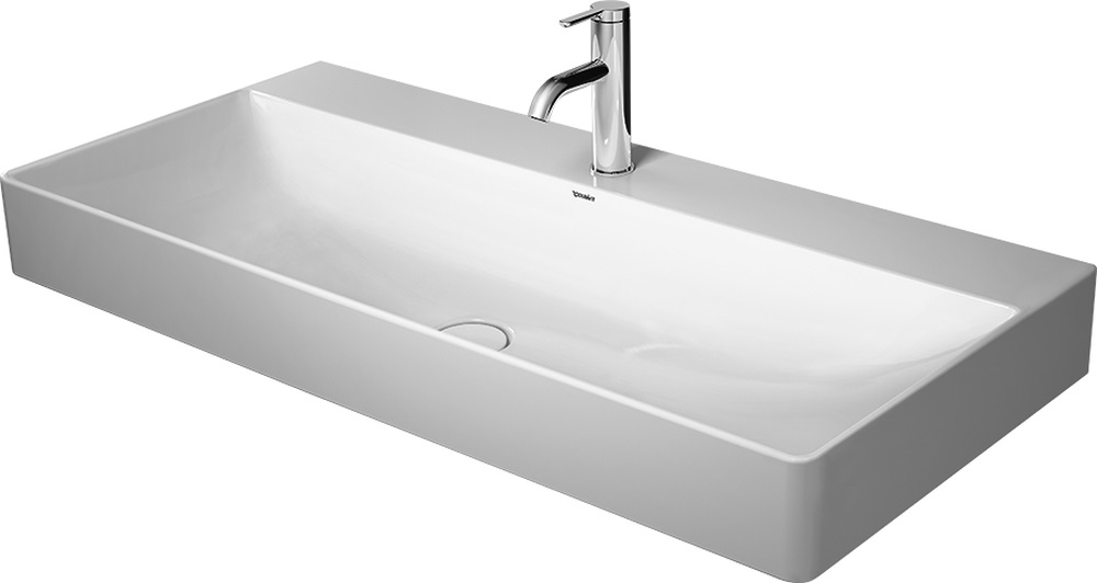 Duravit DuraSquare umývadlo 100x47 cm obdĺžnik umývadlo na nábytok biela 2353100041