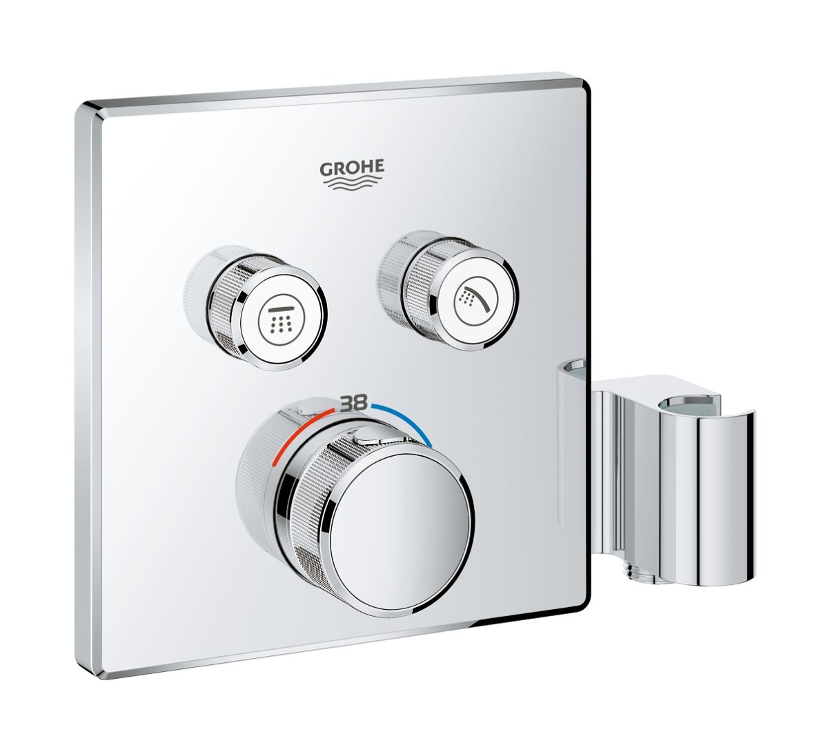 Grohe Grohtherm SmartControl vaňová/sprchová batéria podomietková áno StarLight Chrome 29125000