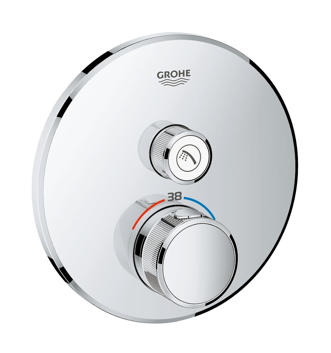 Grohe Grohtherm SmartControl sprchová batéria podomietková áno StarLight Chrome 29118000