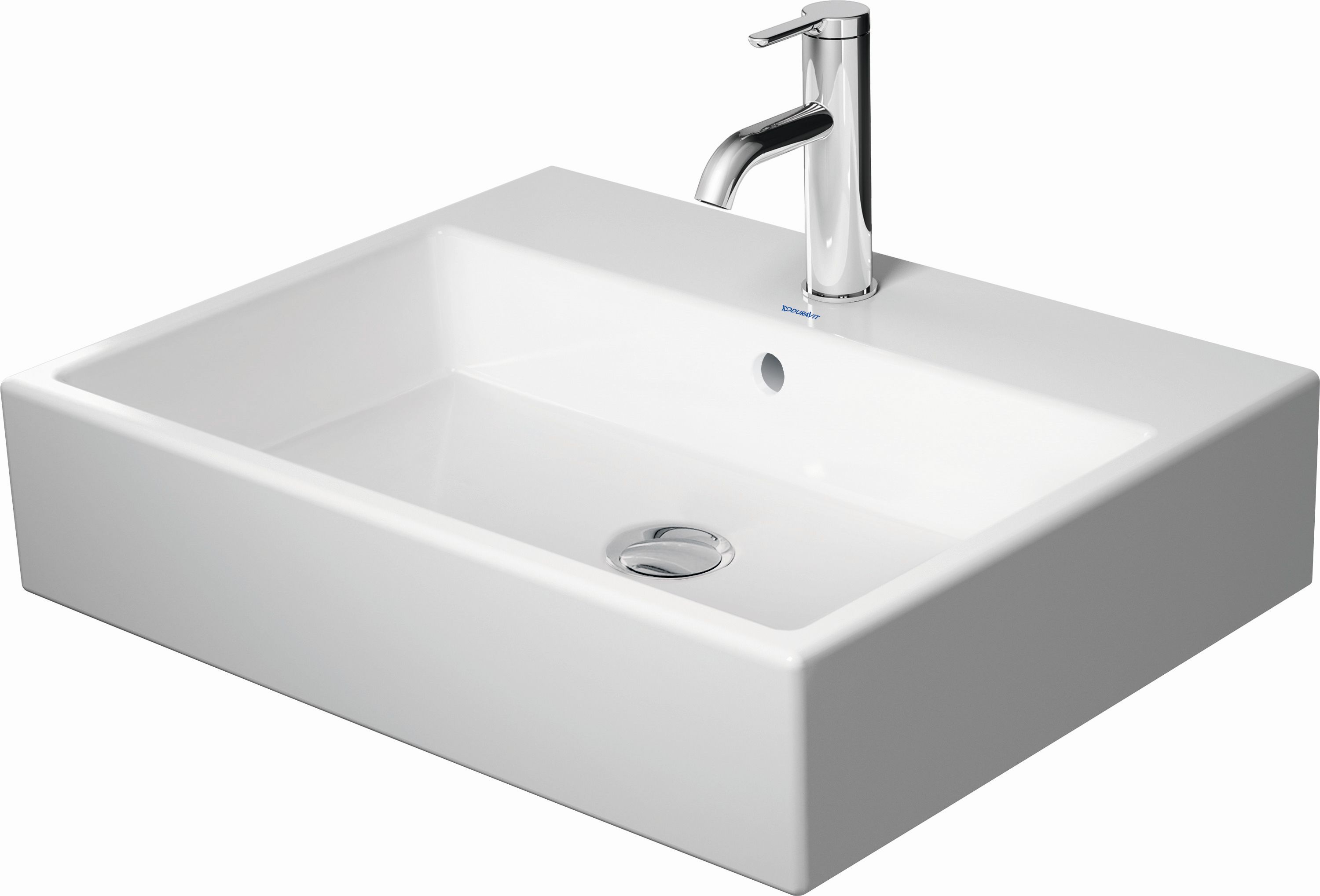 Duravit Vero Air umývadlo 60x47 cm obdĺžnik pultové umývadlo biela 2352600000