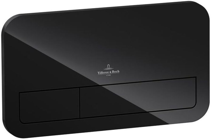 Villeroy & Boch ViConnect splachovacie tlačidlo do toalety čierna 922400RB